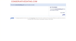 Desktop Screenshot of conservativedating.com